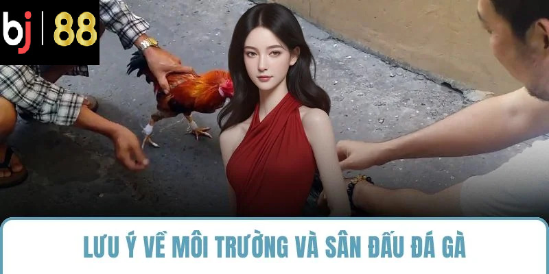 Lưu ý về môi trường và sân đáu đá gà