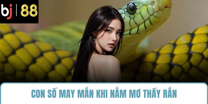 Con số may mắn khi nằm mơ thấy rắn