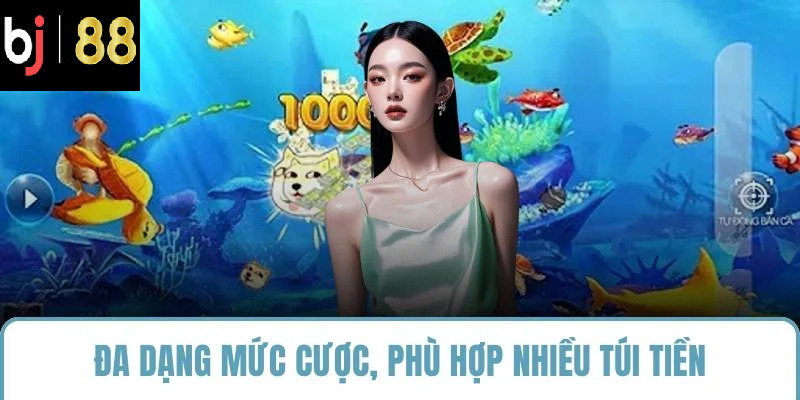 Đa dạng mức cược, phù hợp nhiều túi tiền